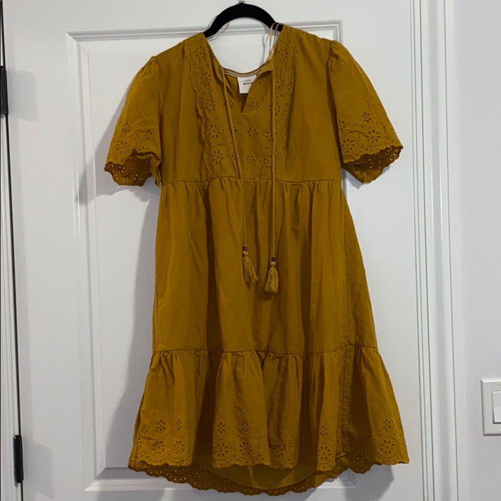 Mustard dress